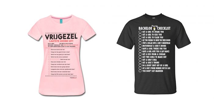 Nieuw T-shirt maken voor een Vrijgezellenfeest | Tips | Fundustry Events ZC-01