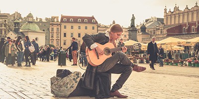 Straat Muzikant