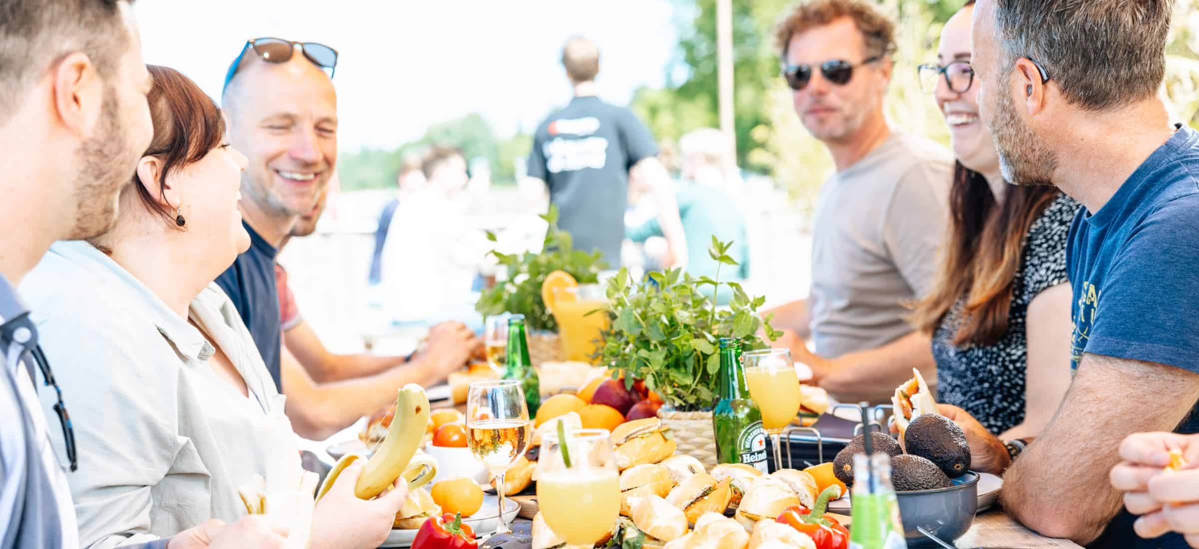 Luxe lunch vriendenuitje team luncht