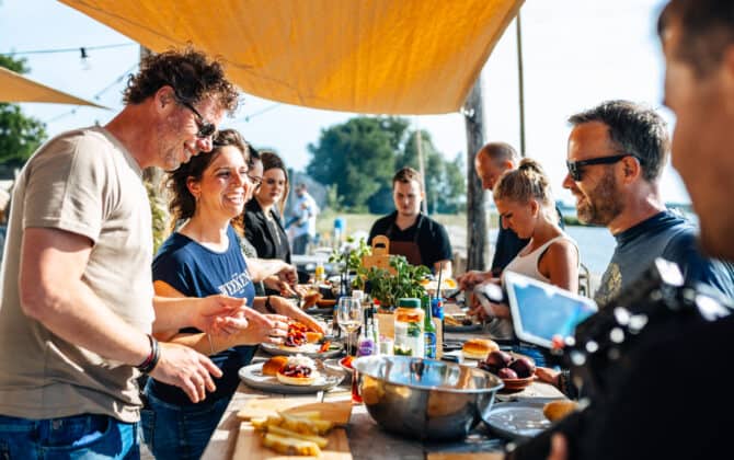 borrelen aan tafel