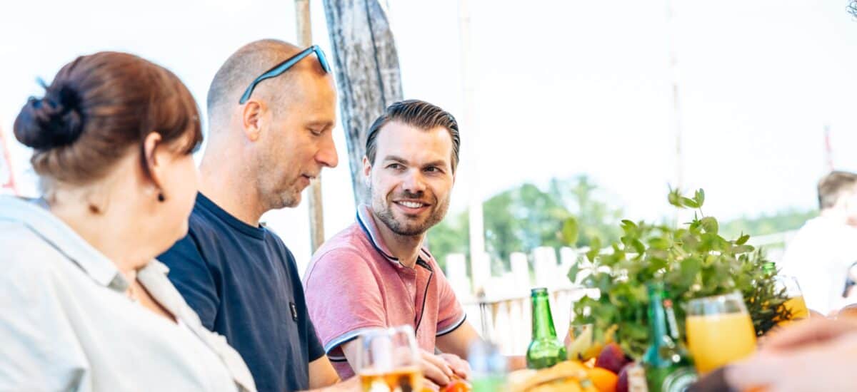 Personeelsuitje luxe lunch