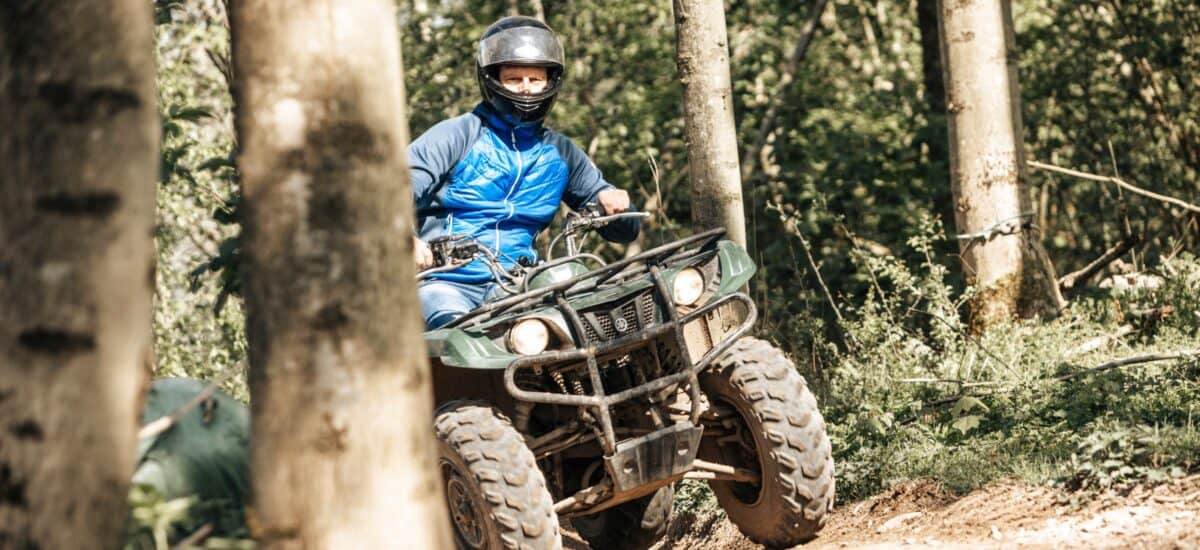 Quad rijden bos Eindhoven